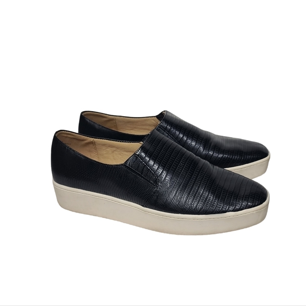 BareTraps Yannah Black White Slip On Fashion Sneakers 10M